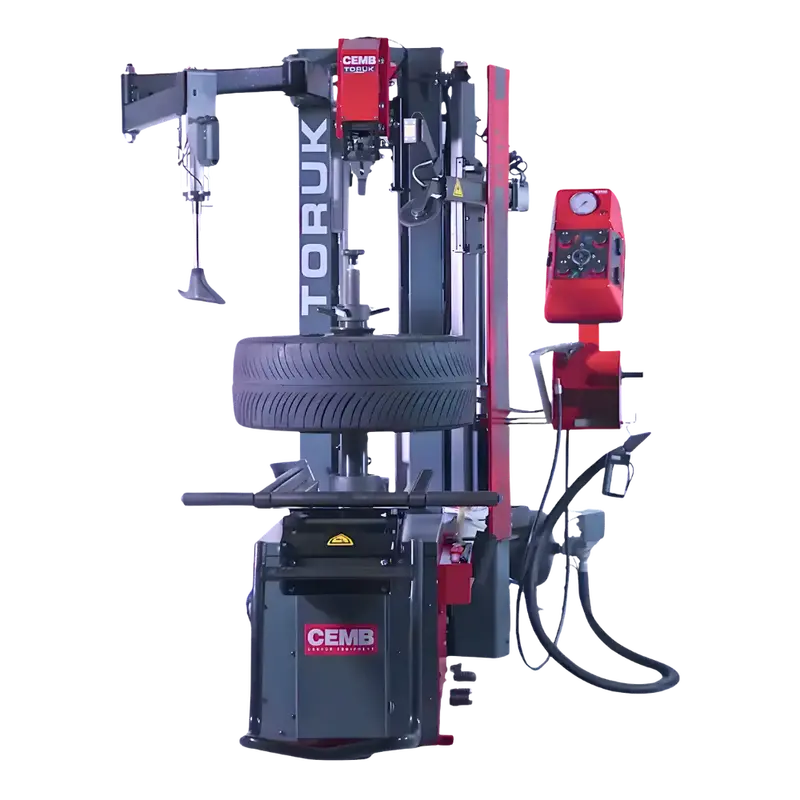 Cemb Toruk Leverless Center-Post Tire Changer – 30" Max Rim Diameter Support 1