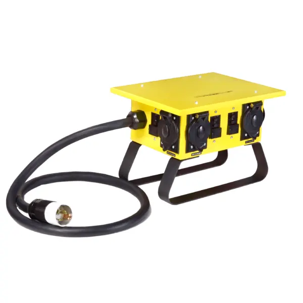 Cep Twist-Lock Spider Box – 30A Input (L14-30), Four 20A L5-20R Outputs, Model 6507G/6534Tlsx 1