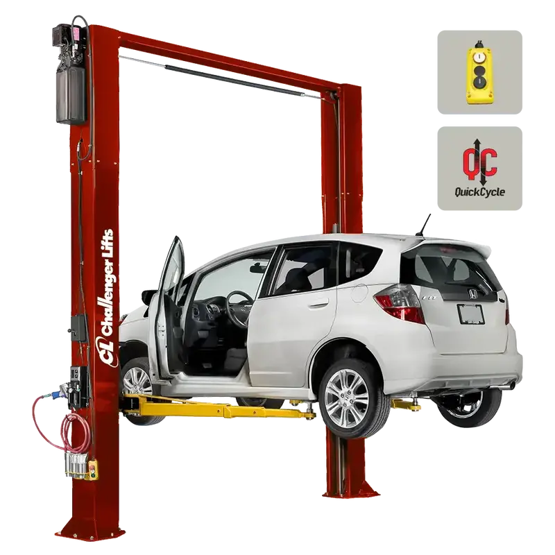 Challenger Cl10Av3-Dpc-Qc Versymmetric 2-Post Automotive Lift – 10,000 Lb Capacity With Dual Pendants & Quick-Cycle Function 1