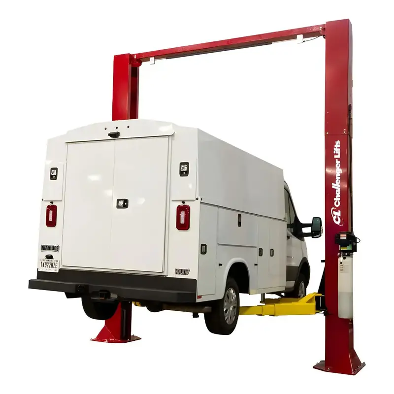 Challenger Cl20 20,000-Lb Symmetric Two-Post Lift – Standard Heavy-Duty Configuration 1