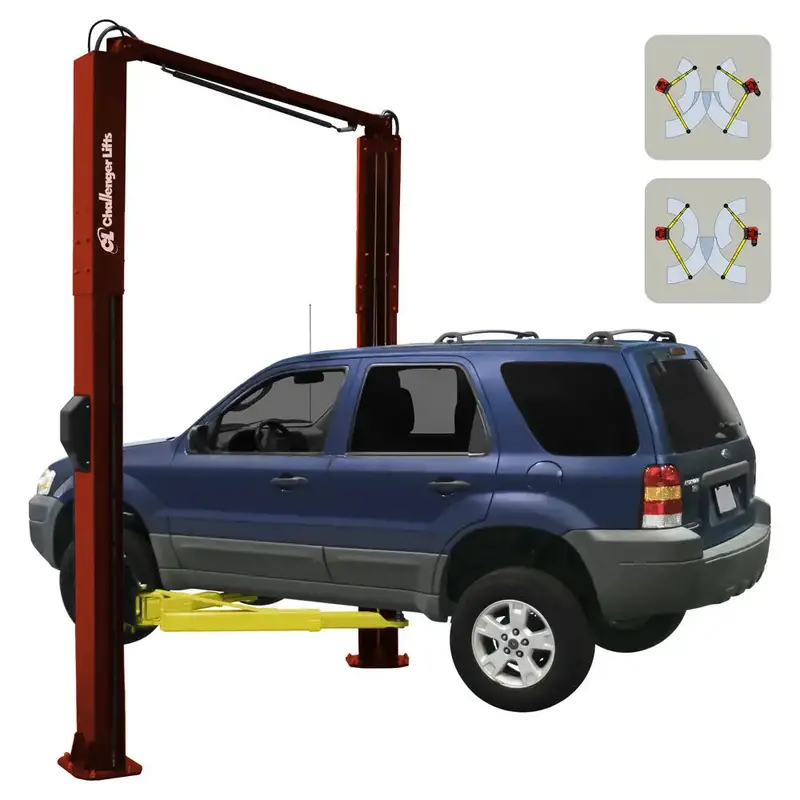 Challenger Sa10 10,000-Lb Symmetric/Asymmetric Two-Post Car Lift System 1