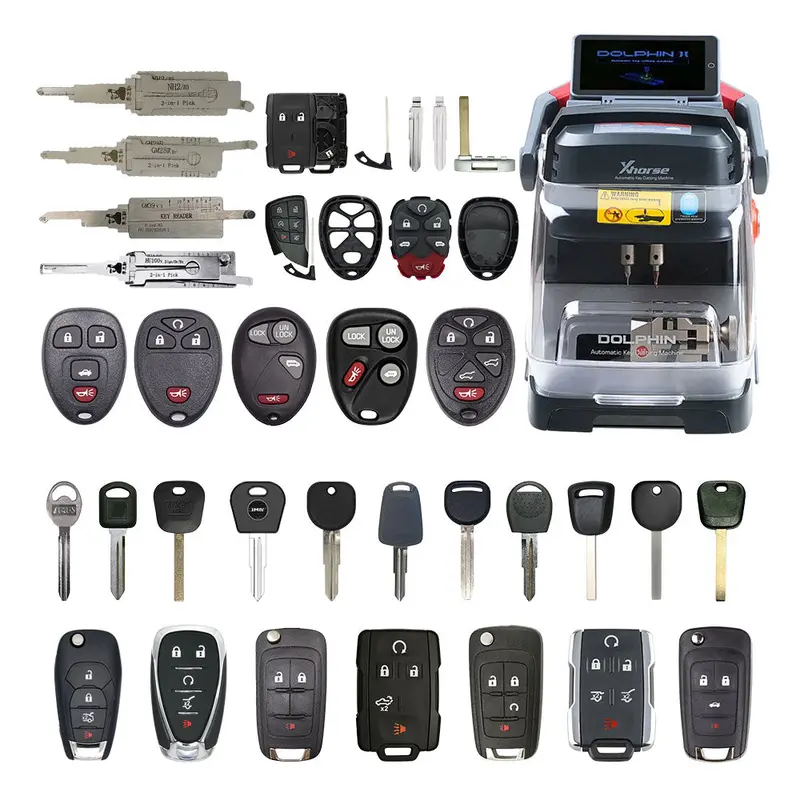Chevrolet Key Programming Starter Pack – Xhorse Xp-005L Key Cutter, Remotes & Lishi Tools 1