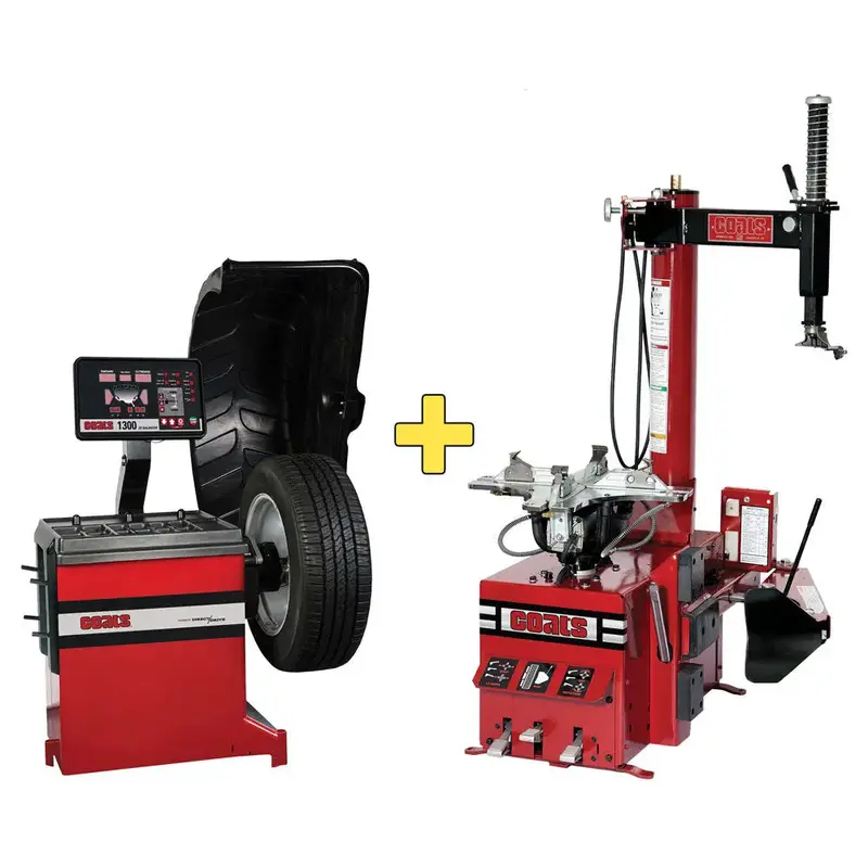 Coats 1300 Wheel Balancer + Rc-45 Electric Tire Changer Bundle – Complete Shop Solution 1