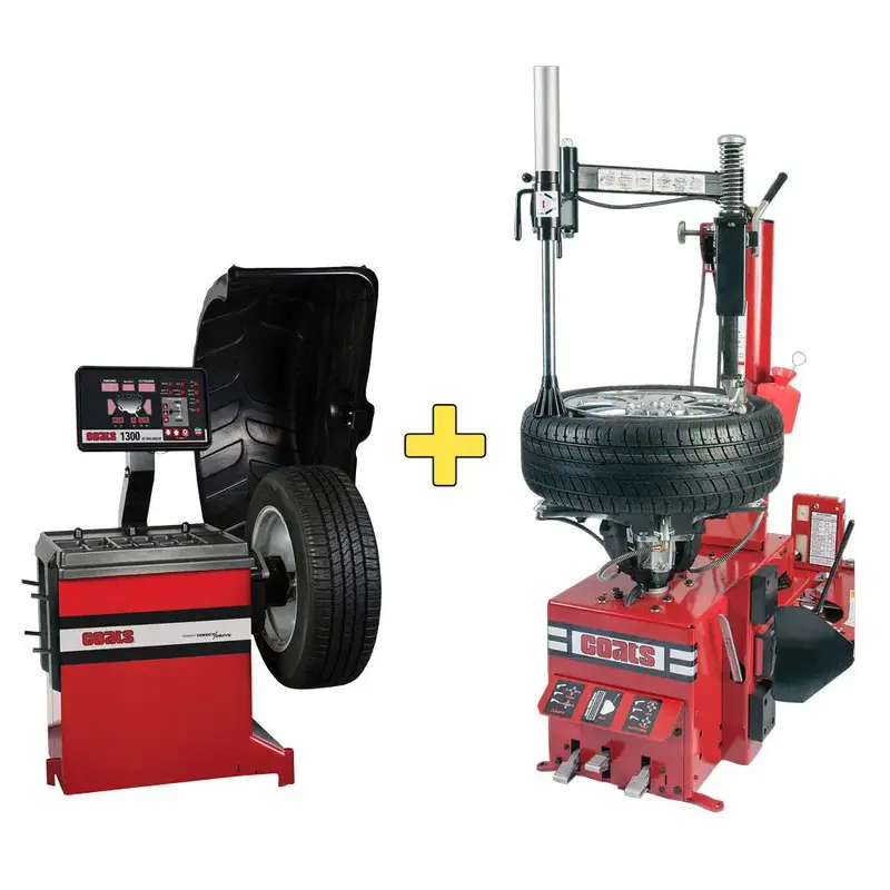 Coats 1300 Wheel Balancer & Rc-55 Electric Tire Changer Bundle 1
