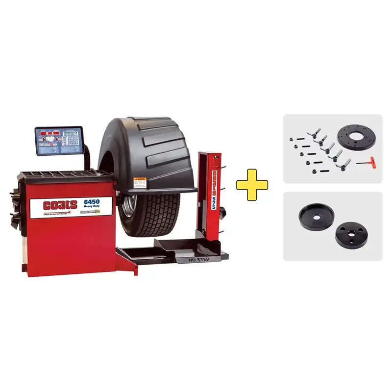 Coats 6450-3Dk Heavy-Duty Truck Wheel Balancer With Integrated Wheel Lift 1