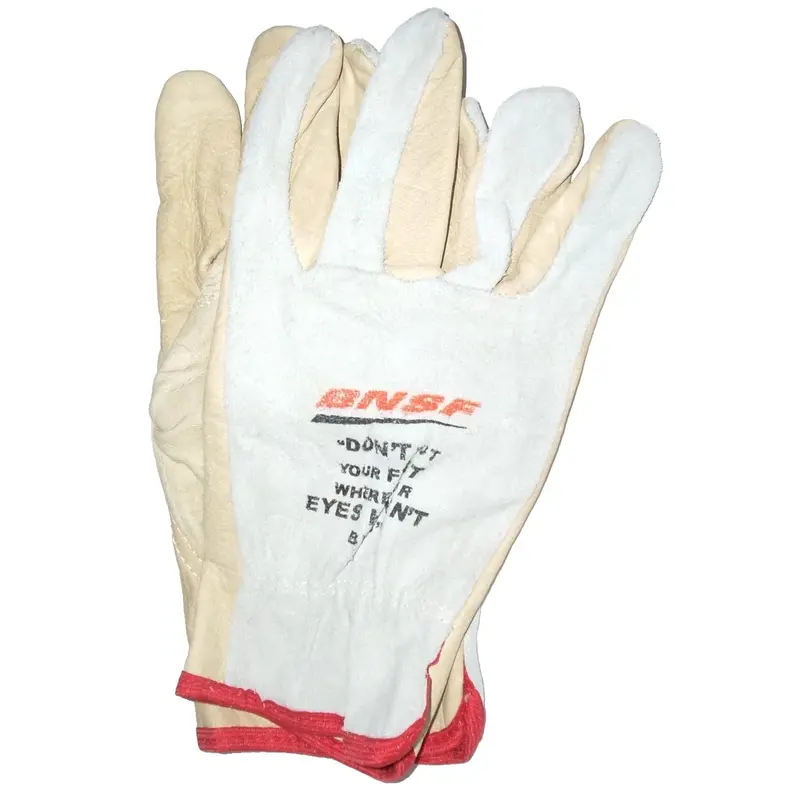 Condor Bnsf Rr Cowhide Gloves – Grain Palm, Split Back, Small 1