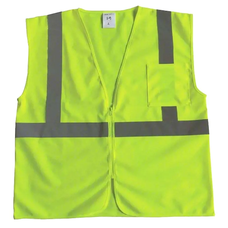 Condor U-Block Hi-Visibility Safety Vest – Yellow/Green, Ansi Class 2, Zip-Front, 4Xl 1