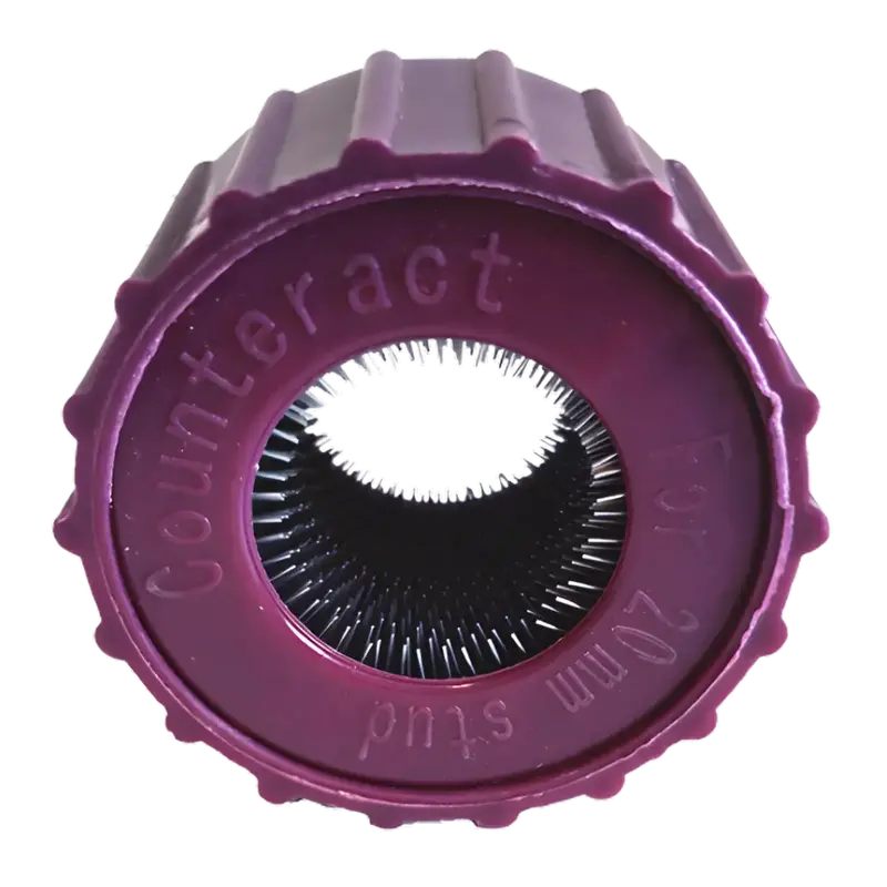 Counteract Sbr20 Stud Cleaning Brush Insert – 20Mm Truck Wheel Stud Size 1