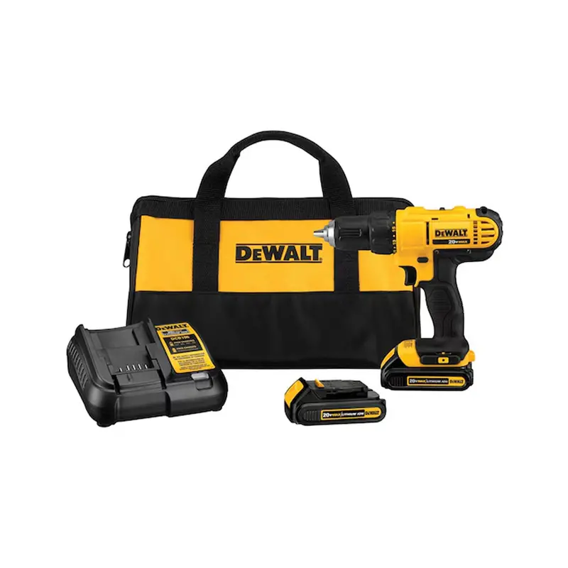 Dewalt Dcd771C2 20V Max Compact Drill/Driver Kit With 2 Batteries & Charger 1