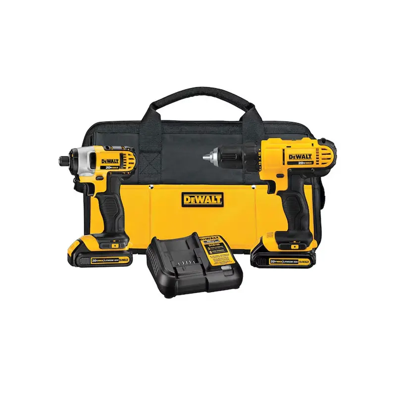 Dewalt Dck240C2 20V Max Drill & Impact Driver Combo Kit – Includes Two Batteries & Charger 1