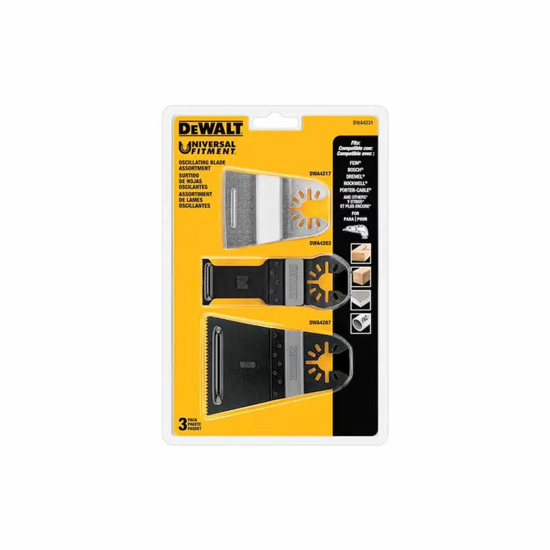Dewalt Dwa4231 Oscillating Multi-Tool Scraper Blade – Wide-Cut Design, 3-Pack 1