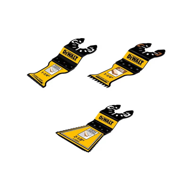 Dewalt Dwa423Set General-Purpose Oscillating Tool Blade Assortment – 3-Piece Kit 1