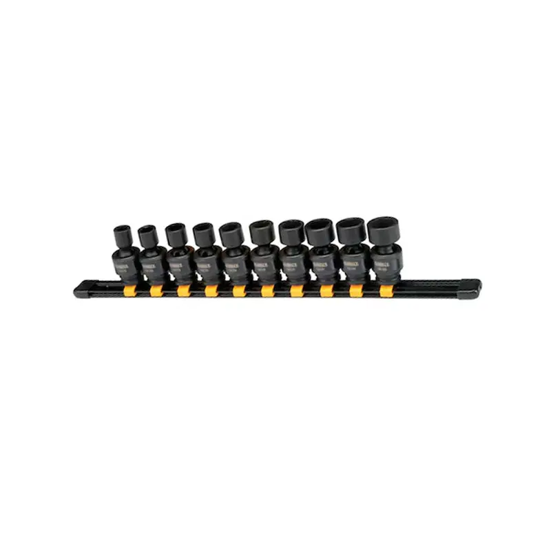 Dewalt Dwmt19226 Metric Impact Universal Socket Set – 3/8" Drive, 10-Piece 1