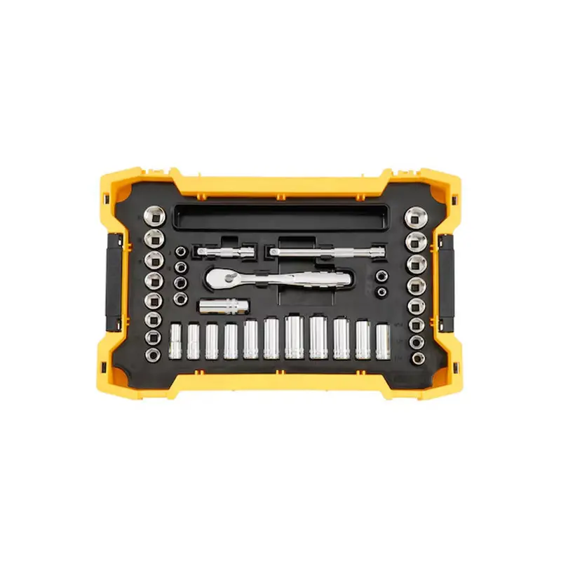 Dewalt Dwmt45400 3/8" Drive Socket Set With Toughsystem 2.0 Tray & Lid – 37-Piece 1