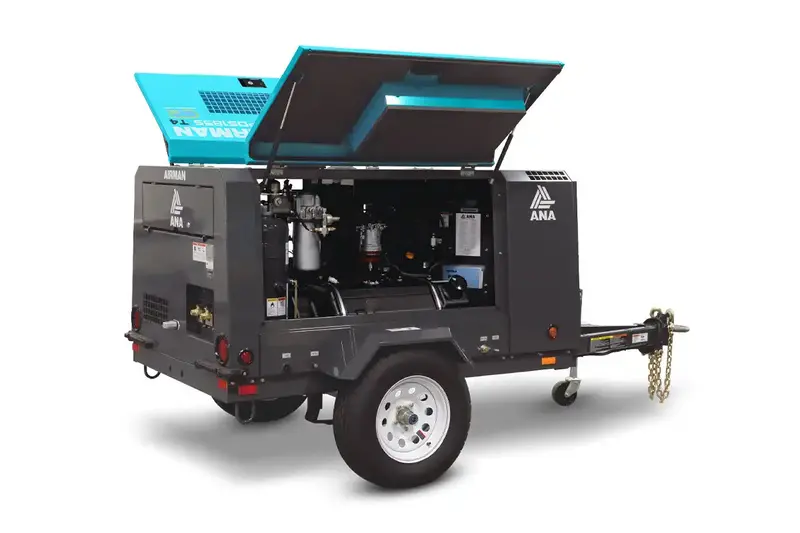 Diesel-Powered Towable 185 Cfm Air Compressor 1