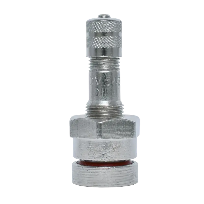 Dill Dv-542 Straight Clamp-In Valve Stem – M6 Thread, 0.390-Inch Hole, Metal Body With O-Ring 1