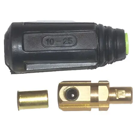 Dinse Male Cable Connector – 10–25 Amp Rating 1
