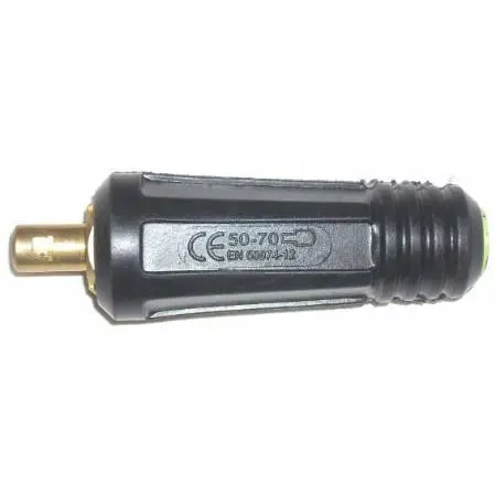 Dinse-Style Sk 50/70 Male Cable Connector – 50–70 Amp Rated 1