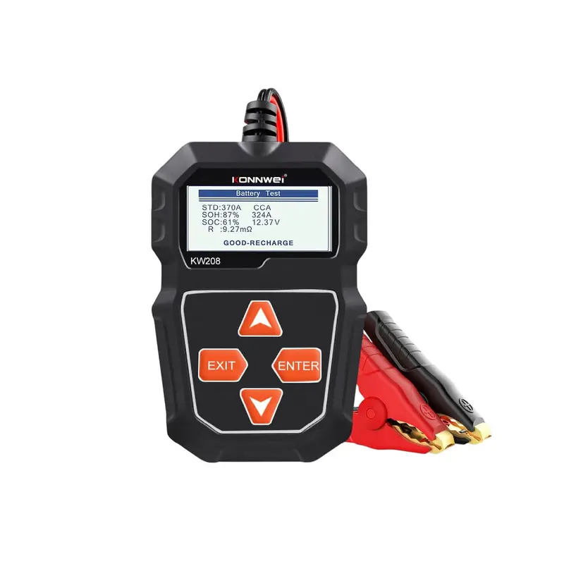 Ecs Auto Parts Kw208 12V Battery Load Tester With Charging & Cranking Analysis 1