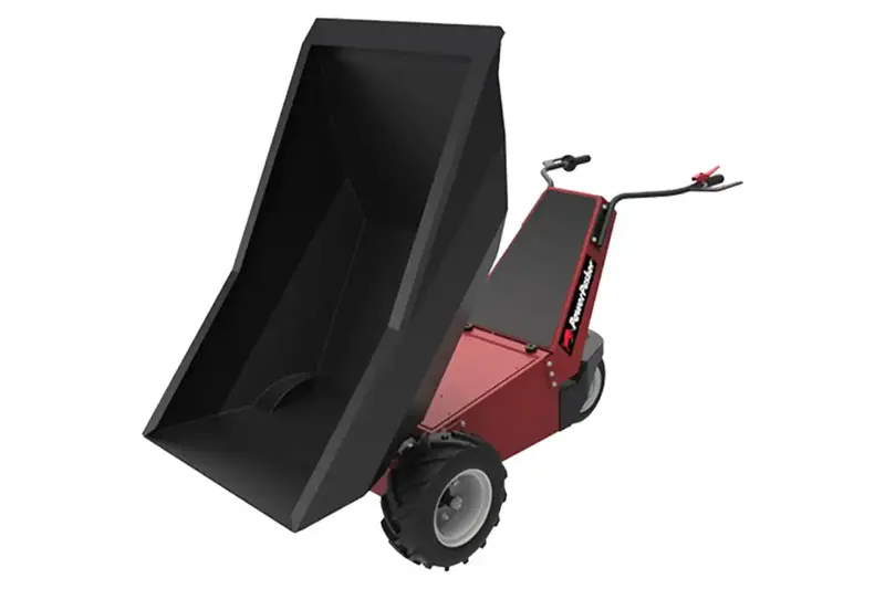 Electric-Powered Wheelbarrow For Effortless Material Transport 1