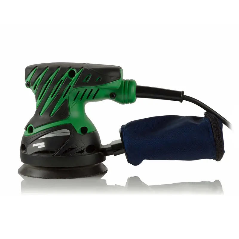 Ergonomic Orbital Sander For Large Surfaces – Soft-Grip Handle, High-Diameter Pad & Built-In Dust Bag 1