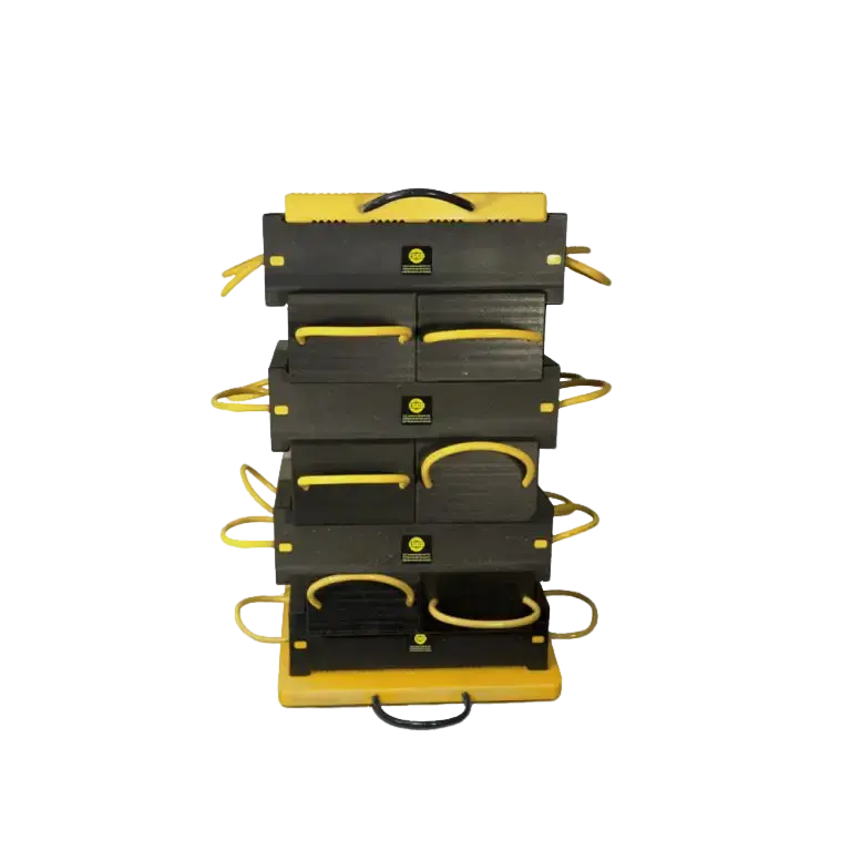 Esco 14-Piece Cribbing System – 33" Max Height With Integrated Stability Plates 1