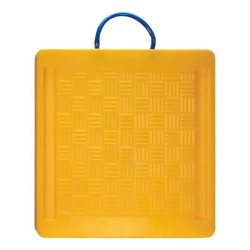 Esco Heavy-Gauge Bottom Stability Plate – 23" X 23" X 1.5" For Cribbing Systems 1