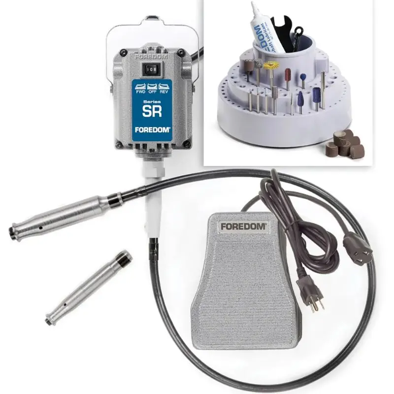 Foredom 5200 Sr Deluxe Woodcarving System With Accessories 1