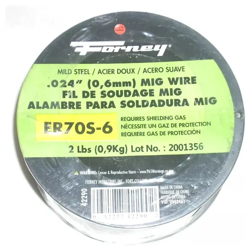 Forney Er70S-6 Mig Welding Wire – .024" Diameter, 2 Lb Spool 1