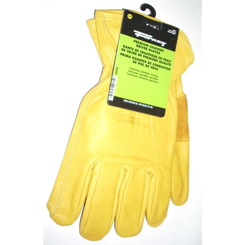 Forney Heavy-Duty Cowhide Driver Gloves – Size 2Xl 1