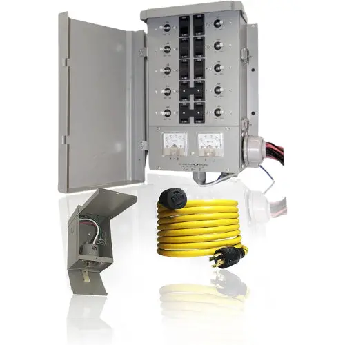 G2 Manual Transfer Switch – 30A/50A Rated, 10-Circuit Design With Optional Inlet & Cord 4