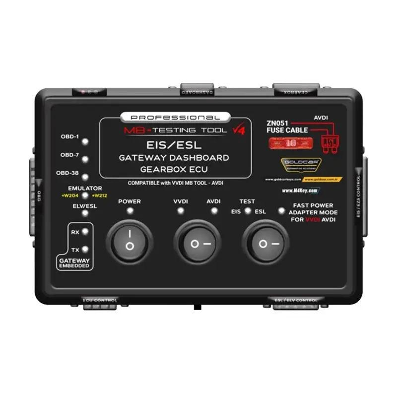 Goldcar Gk-4001 Comprehensive Mercedes-Benz Testing Device For Eis, Esl, Gateway, Dashboard, And Gearbox Control Units 1