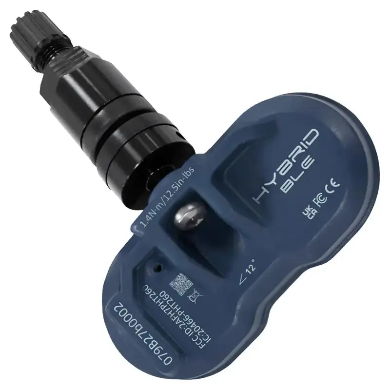 Hamaton U-Pro Tesla-Compatible Ble Tpms Sensor – Black Clamp-In Valve (Hts-B10Bn-Us) 1