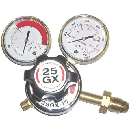 Harris 25Gx-15-510 Dual-Gas Regulator – Cga510 For Acetylene, Propane, Or Lp Gas 1