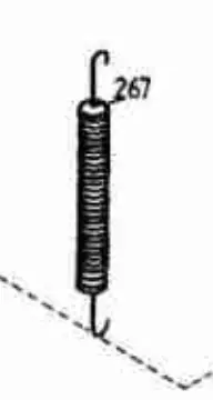 Hegner Long Coil Spring (4.25") For Tension Rod Applications (Part #267) 1
