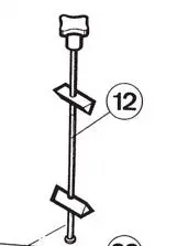 Hegner Standard Tension Rod (Parts #012 / #212) For Reliable Blade Control 1