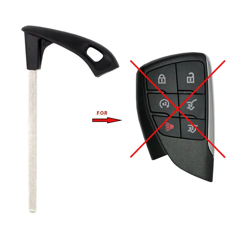 Hu100 Emergency Key (Part #13536164) For 2021–2024 Chevrolet, Gmc & Buick Vehicles 1