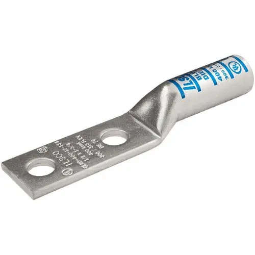 Ilsco Clnd-600 Surecrimp Long Barrel Copper Lug – 2-Hole, 600 Kcmil 1