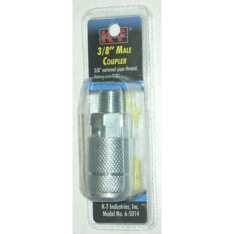 Kt Industries 6-5014 Tru-Flate-Compatible Air Coupler – 3/8" Male, 3/8" Npt 1