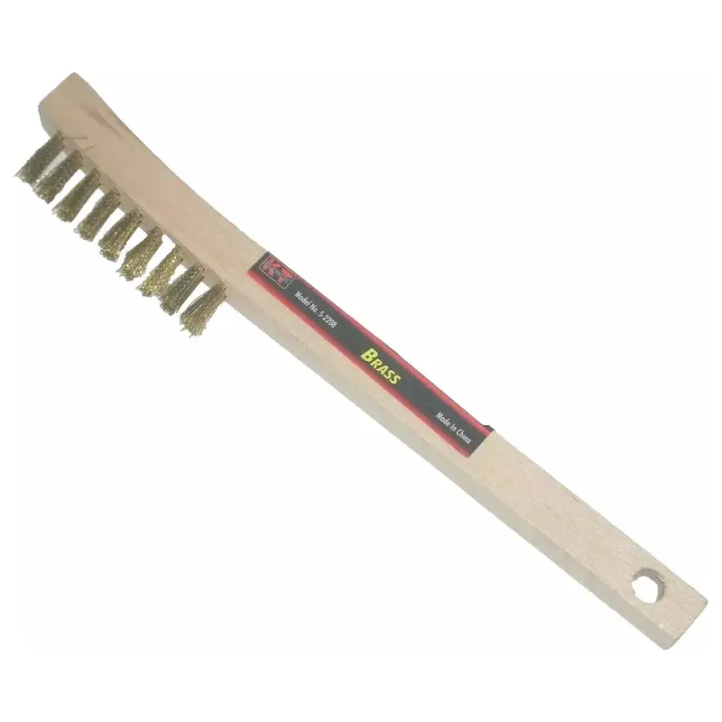 Kt Industries Brass Knuckle Brush – Wood Handle 1