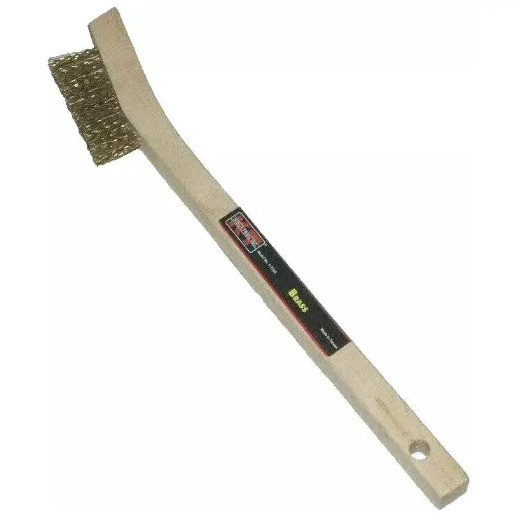 Kt Industries Brass Toothbrush Wire Brush – Plastic Handle 1