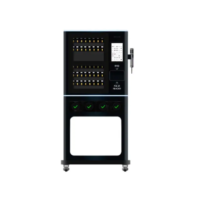 Landwell C100 Smart Key Management Cabinet — Auto-Door, 40 Slots + 4 Lockers 1