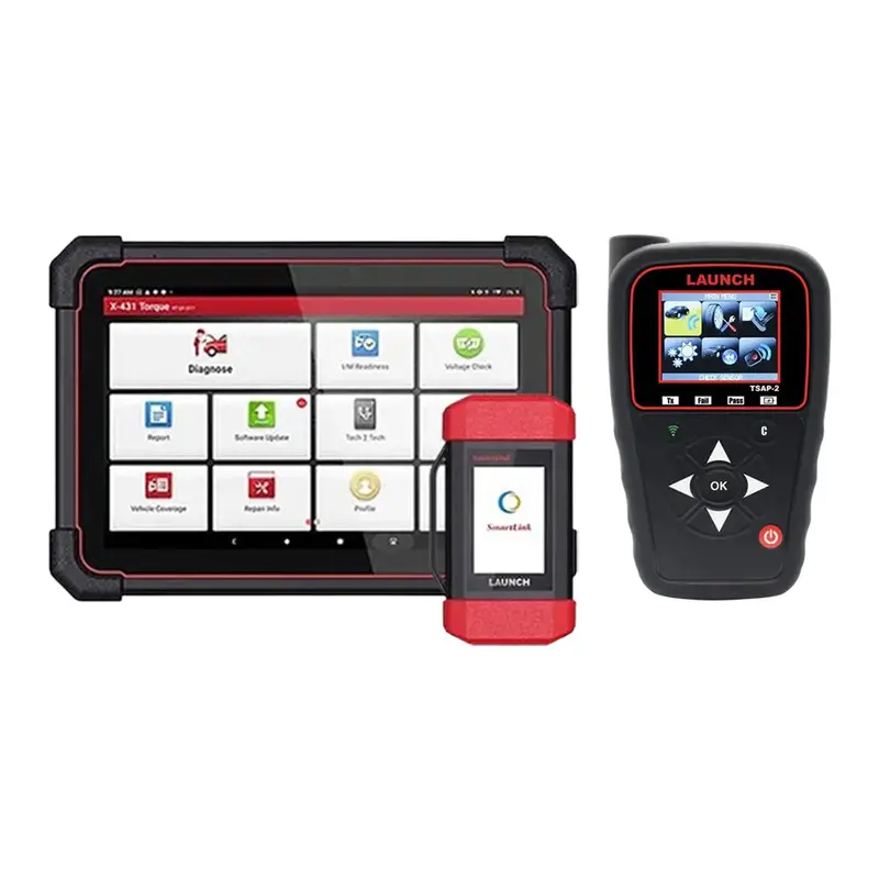 Launch X-431 Torque Link Diagnostic Device – Bundled With Tsap-2 Tpms Tool + 10 Sensors 1