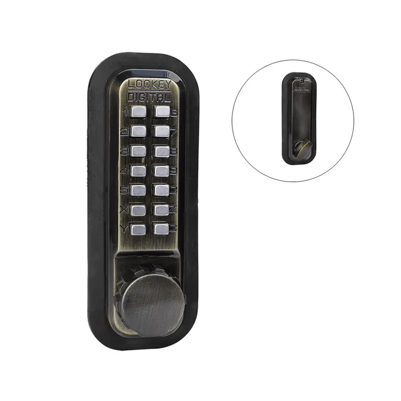 Lockey 2210 Mechanical Keyless Combination Deadbolt – Durable All-Metal Design