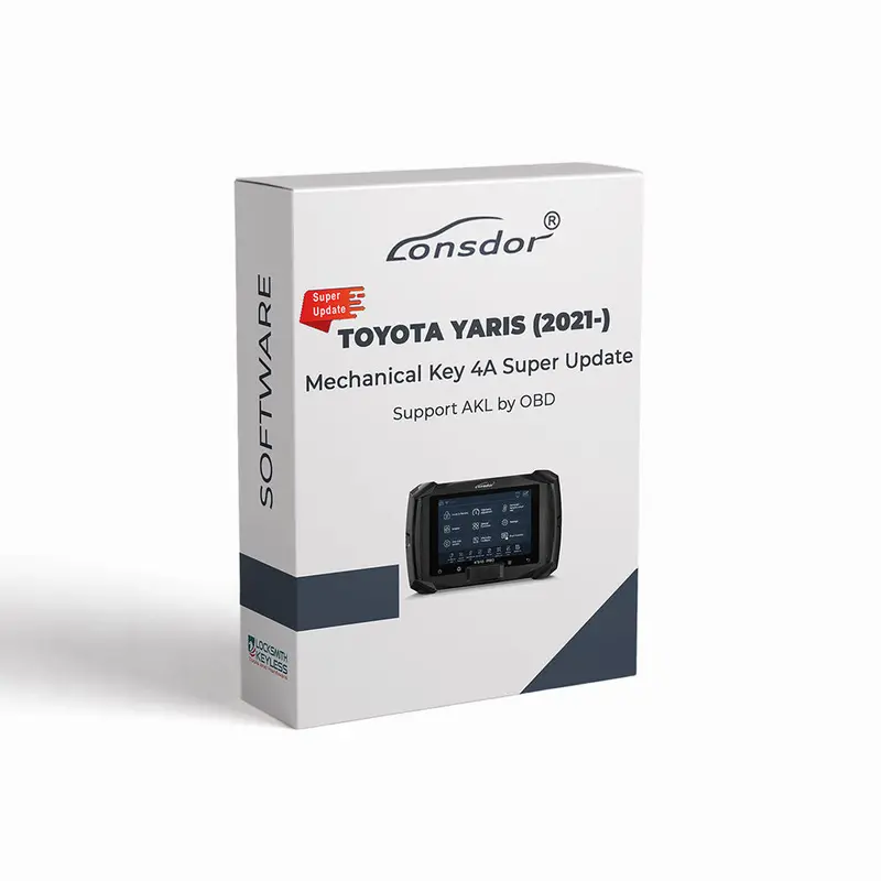 Lonsdor Mechanical Key For Toyota Yaris (2021+) – 4A Blade, All Keys Lost Via Obd 1