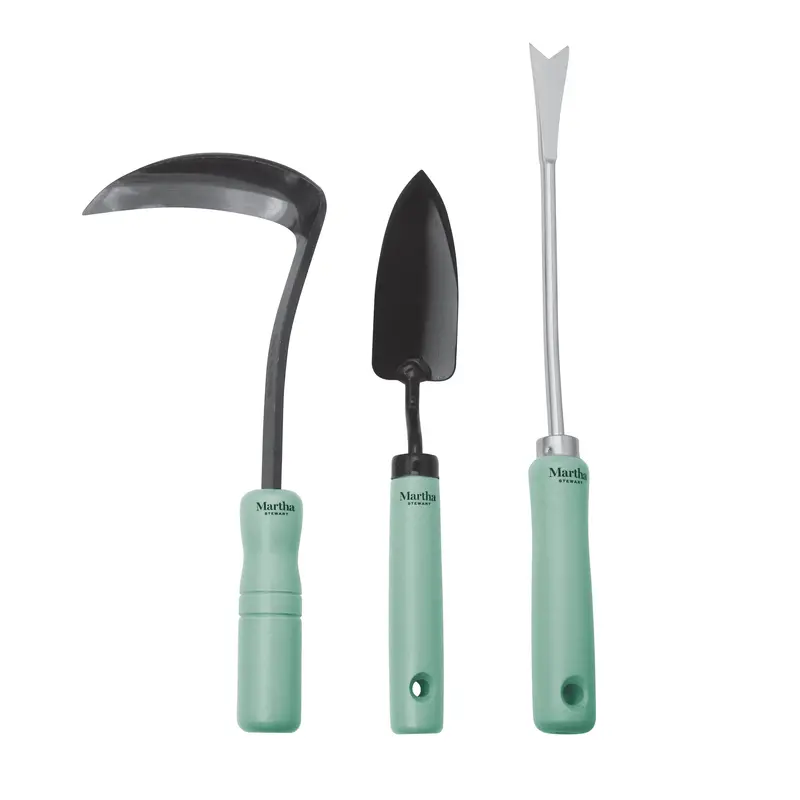Martha Stewart Japanese Garden Tool Set – 3-Piece Mint Green Kit 1