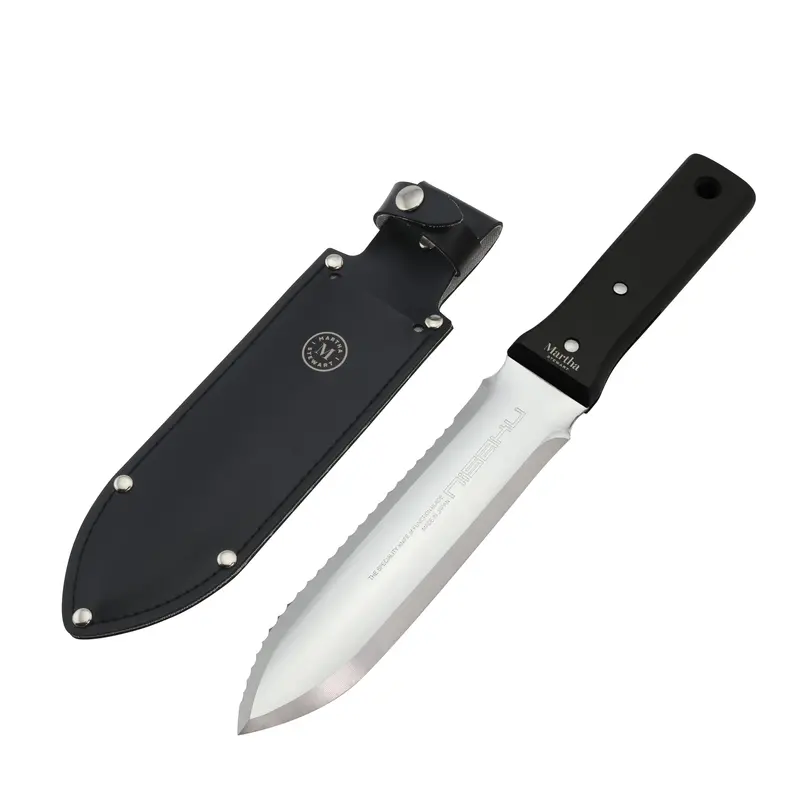 Martha Stewart Mts-Hhk1-Mbk Stainless Steel Hori-Hori Weeding Knife — 7.25-Inch Blade, Black Handle 1