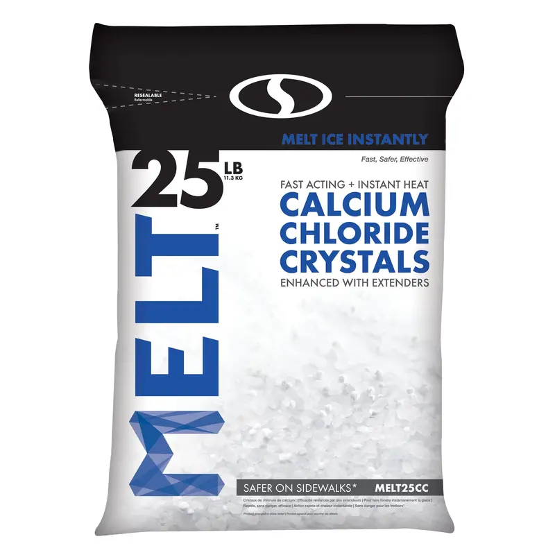 Melt 25-Lb Resealable Calcium Chloride Ice Melter – Fast-Acting Crystals 1