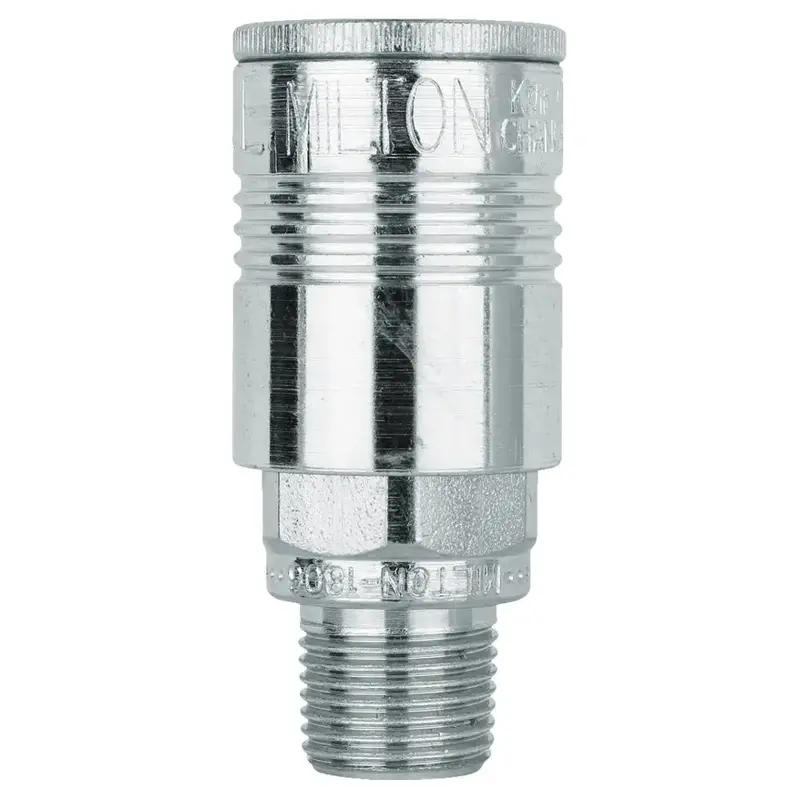 Milton 3/8" Mnpt P-Style Coupler – Single Unit (Model M-1806) 1