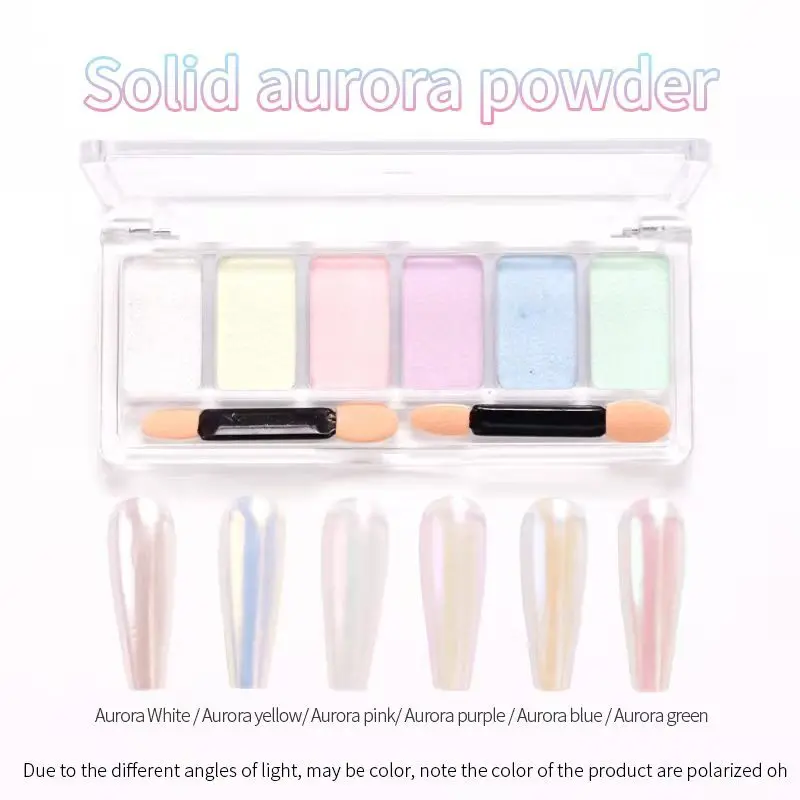 Multi-Color Metallic Mirror Chrome Nail Powder Kit 1